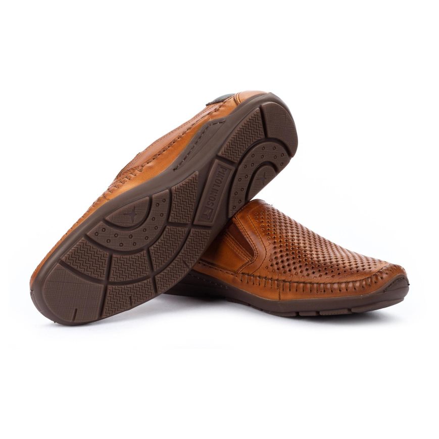 Men's Pikolinos AZORES Moccasins Brown | NZ MA13072